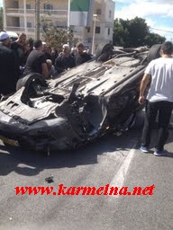 انقلاب سيارة في حارة الشيكونات!